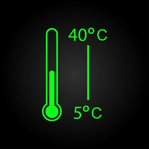 Icône du thermomètre — Image vectorielle