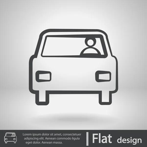 Auto pictogram — Stockvector