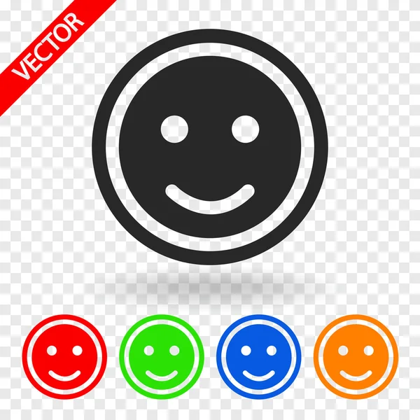 Glimlach pictogram ontwerp — Stockvector