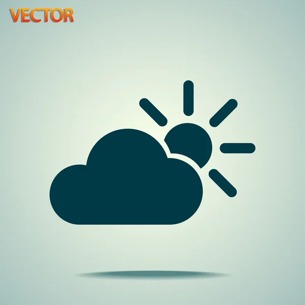 Icono de nube — Vector de stock