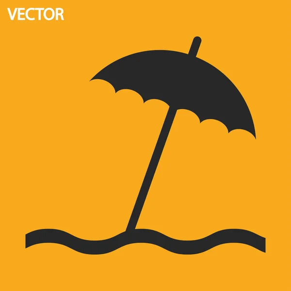 Icono de paraguas — Vector de stock