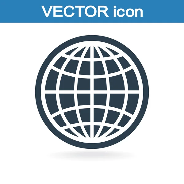 Icône Globe — Image vectorielle
