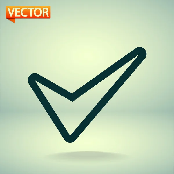 Bekræft ikon – Stock-vektor