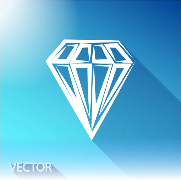 Diamantplatta ikoner — Stock vektor