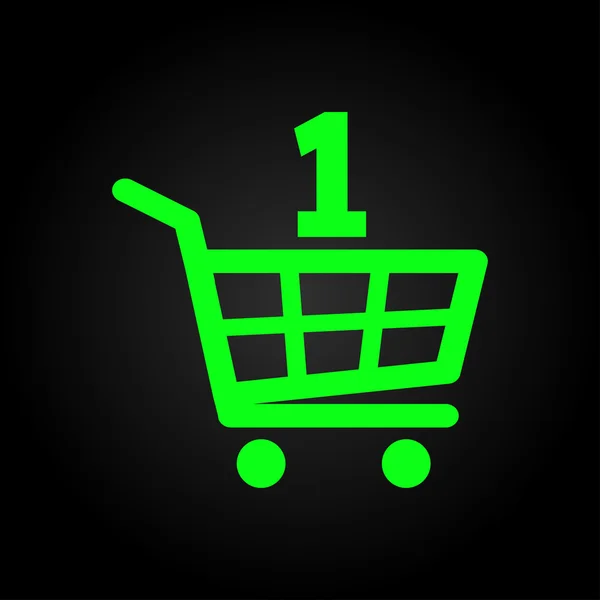 Icono del carrito de compras — Vector de stock