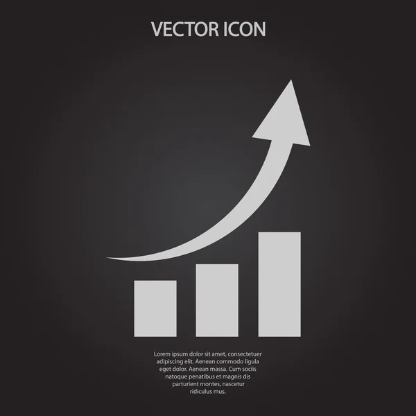 Icono gráfico — Vector de stock