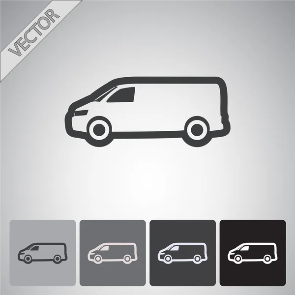 Vrachtwagen pictogram ontwerp — Stockvector