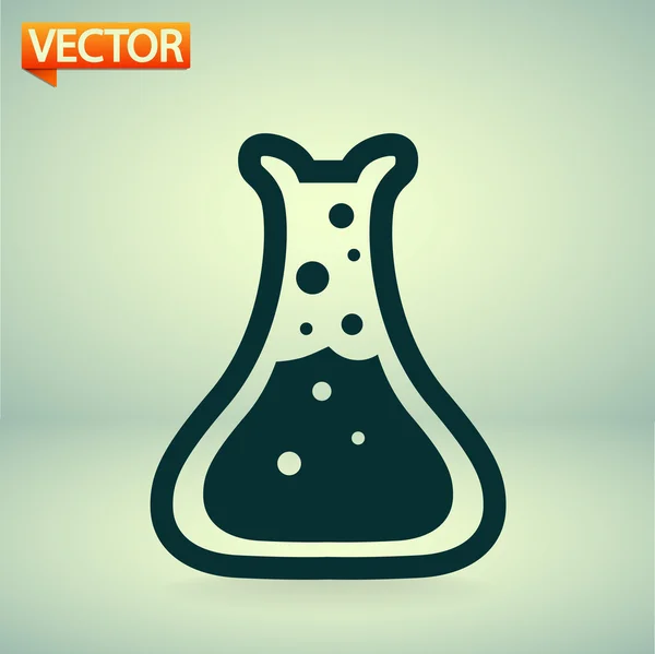 Icono de química — Vector de stock