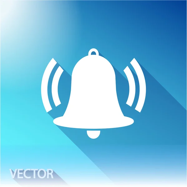 Bell icono de diseño — Vector de stock