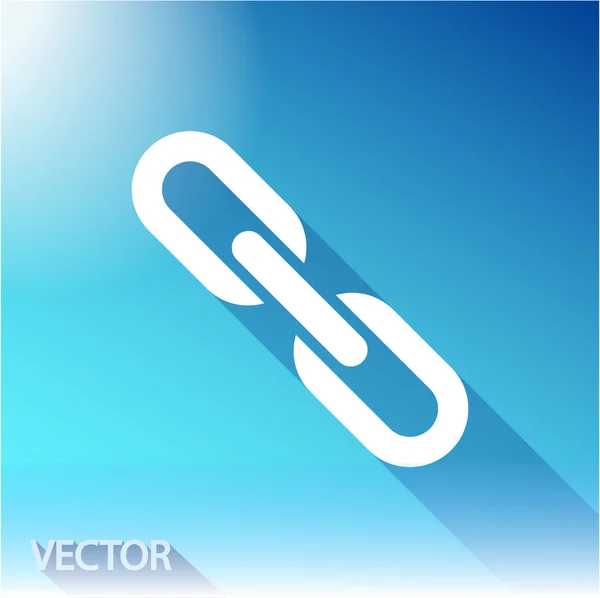 Chain link icon — Stock Vector