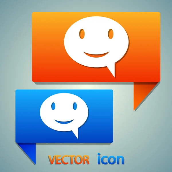 Icono de sonrisa — Vector de stock