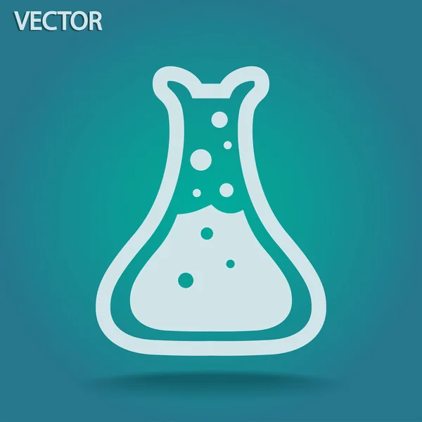 Ícone de química — Vetor de Stock