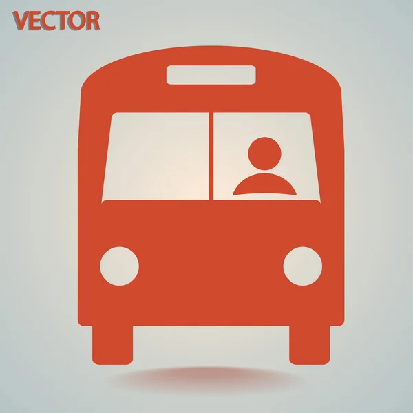 Bus pictogram — Stockvector