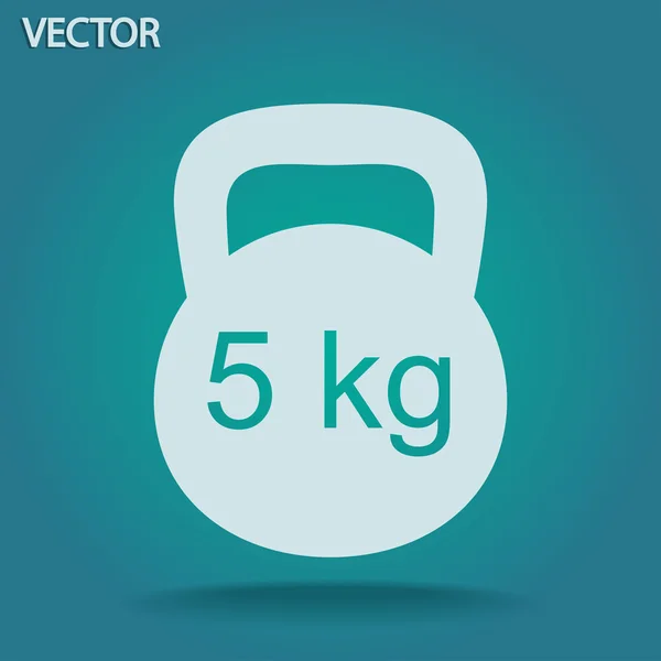 Stom klokken pictogram — Stockvector