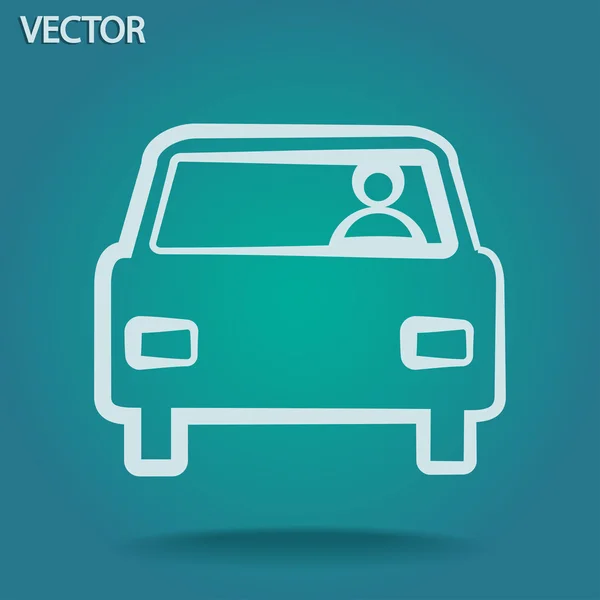 Icono del coche — Vector de stock