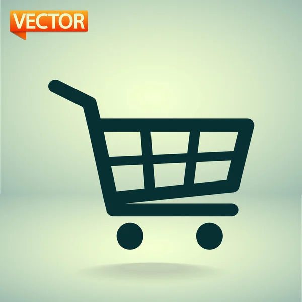 Ícone do carrinho de compras — Vetor de Stock