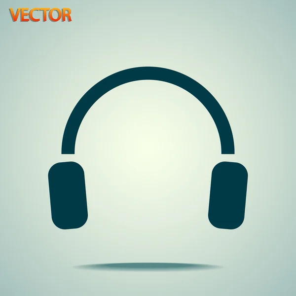 Icono de auriculares — Vector de stock