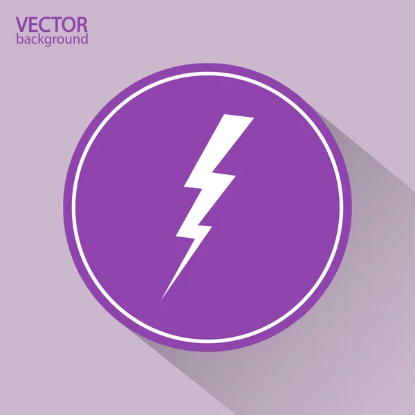 Lightning icon — Stock Vector