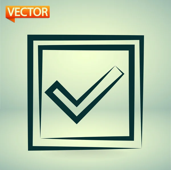 Marca de verificación — Vector de stock