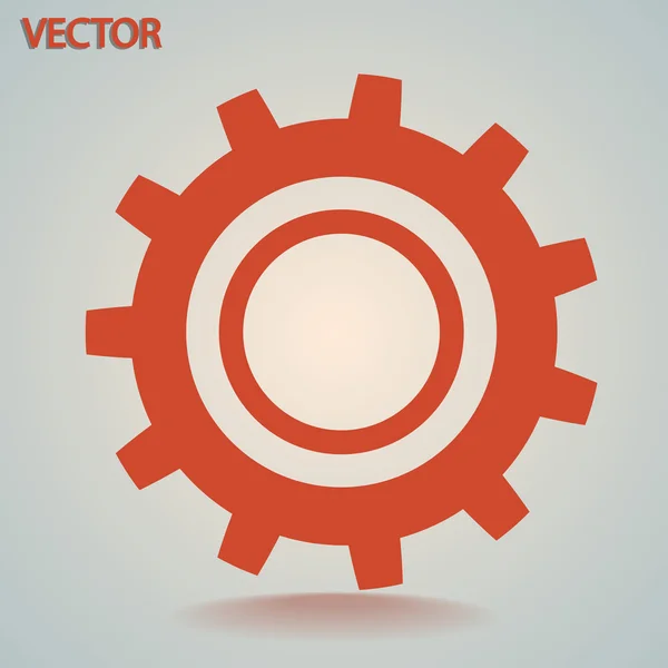 Ikona ozubení — Stockový vektor