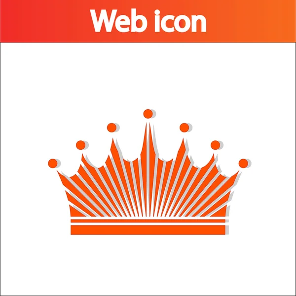 Icône de Couronne — Image vectorielle