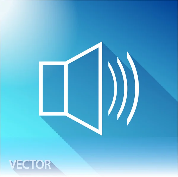 Speaker pictogram ontwerp — Stockvector