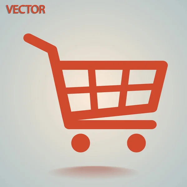 Shopping cart icon — Stock Vector