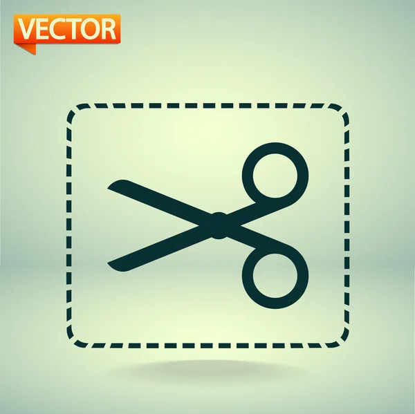 Scissors icon — Stock Vector