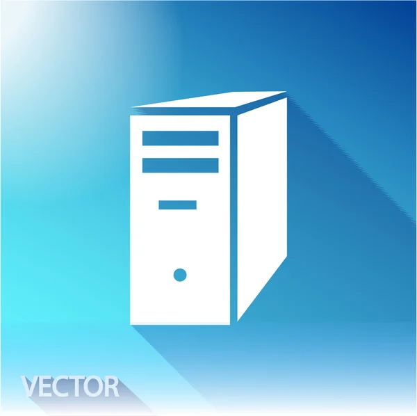 Computer server icon — Stock Vector