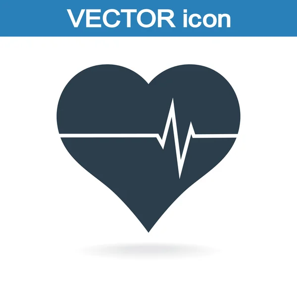 Icono del corazón — Vector de stock