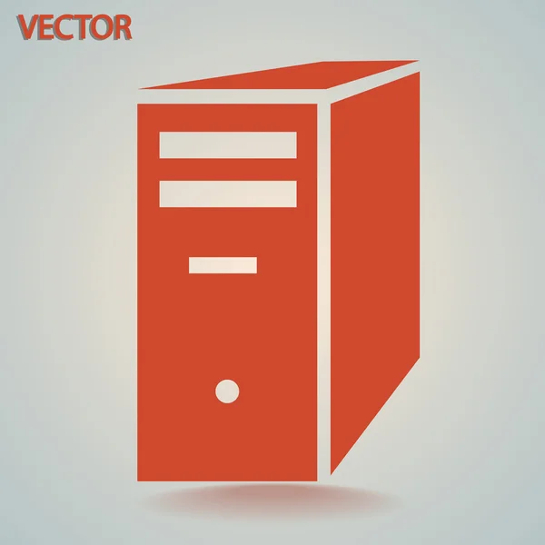 Icona server computer — Vettoriale Stock