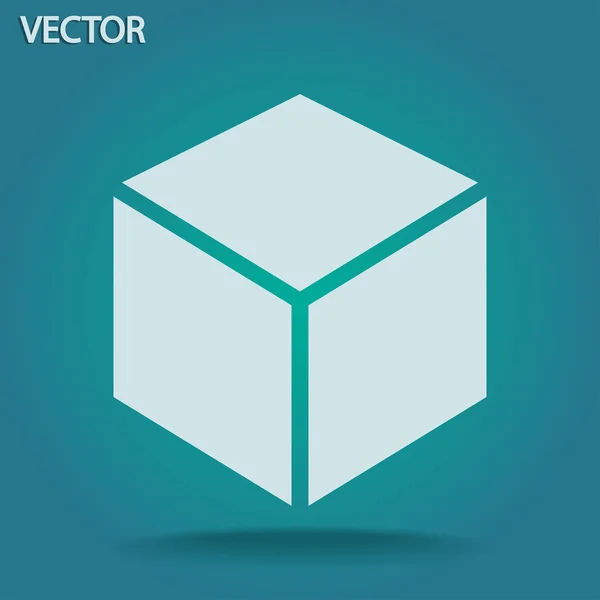 3D ikony logo design krychle — Stockový vektor