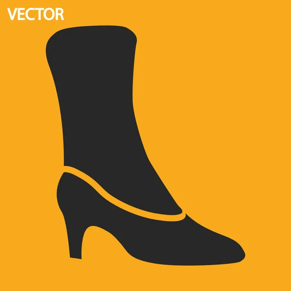 Women's shoes icon — Stock Vector