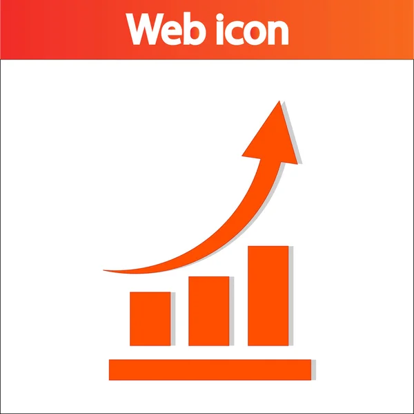 Chart icon — Stock Vector