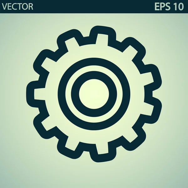 Getriebe-Ikone — Stockvektor