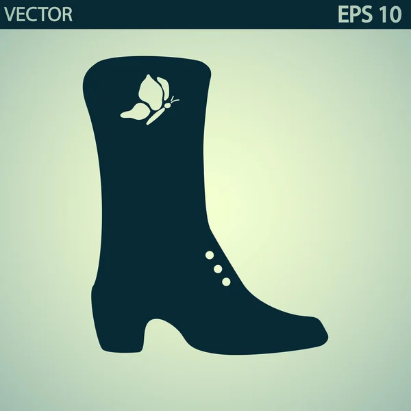 Icono zapatos de mujer — Archivo Imágenes Vectoriales