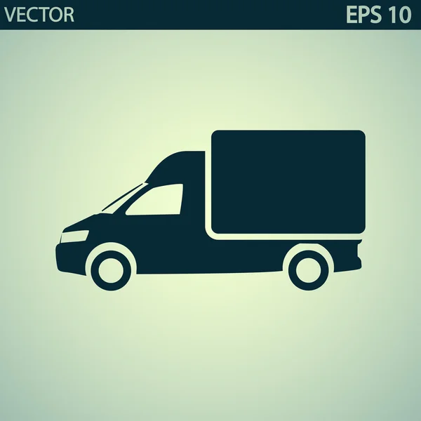 Vrachtwagen Icoon — Stockvector