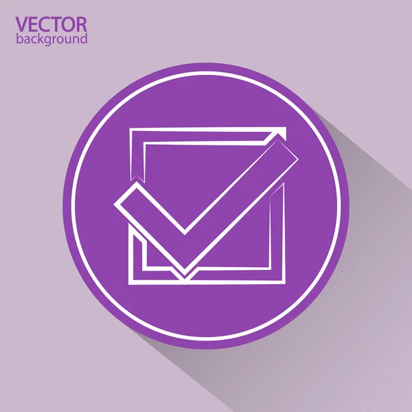 Confirm icons — Stock Vector