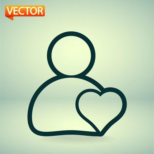 Icono del hombre de negocios — Vector de stock