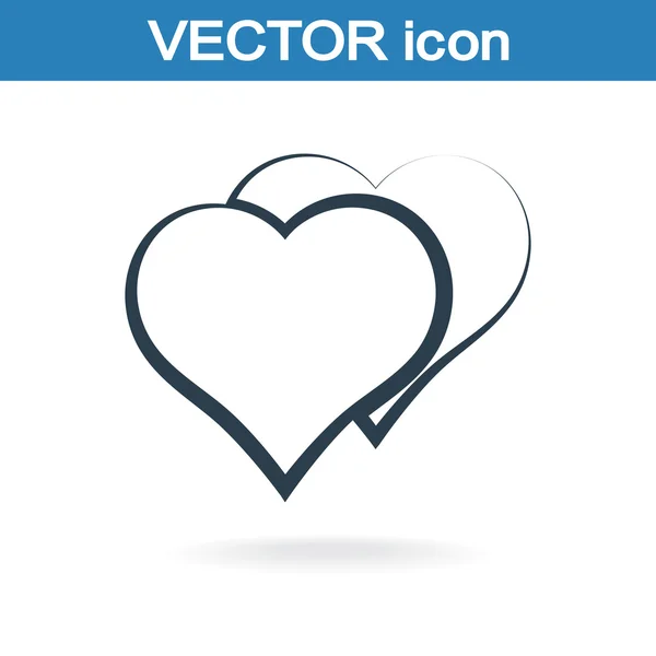 Hart pictogram — Stockvector