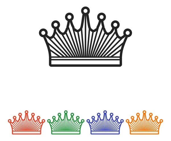 Crown icon design — Stock Vector