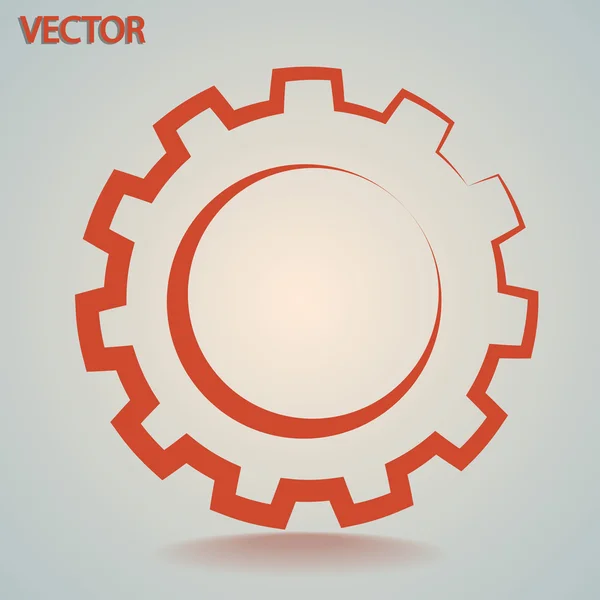 Versnellingen Ikoon — Stockvector