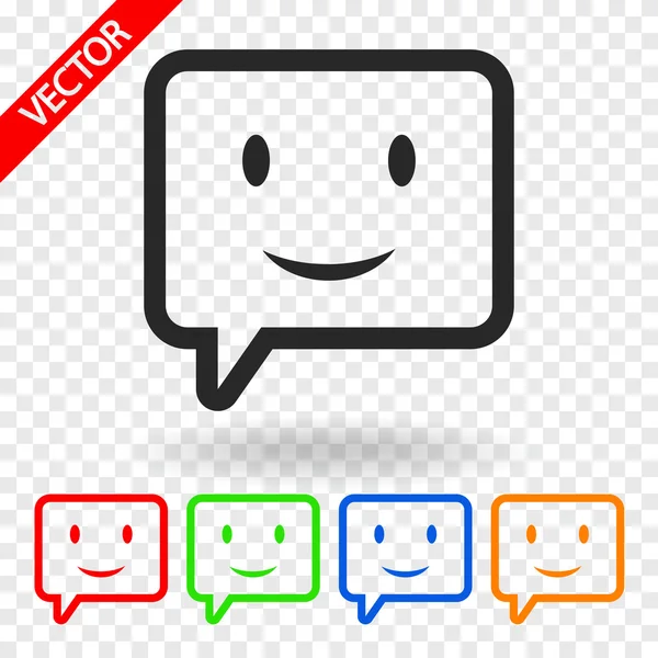 Speech bubble icon — Stock Vector