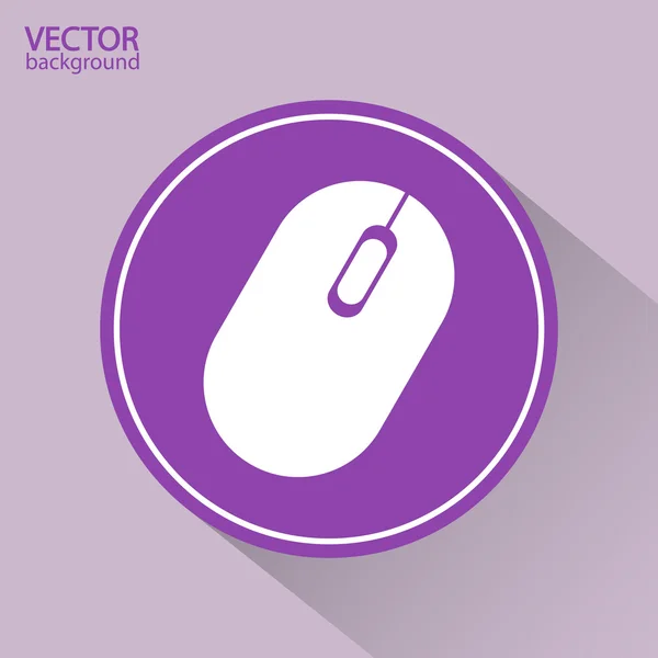 Ícone do mouse computador — Vetor de Stock