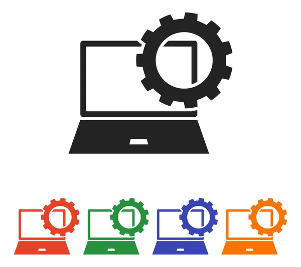 Laptop pictogram ontwerp — Stockvector