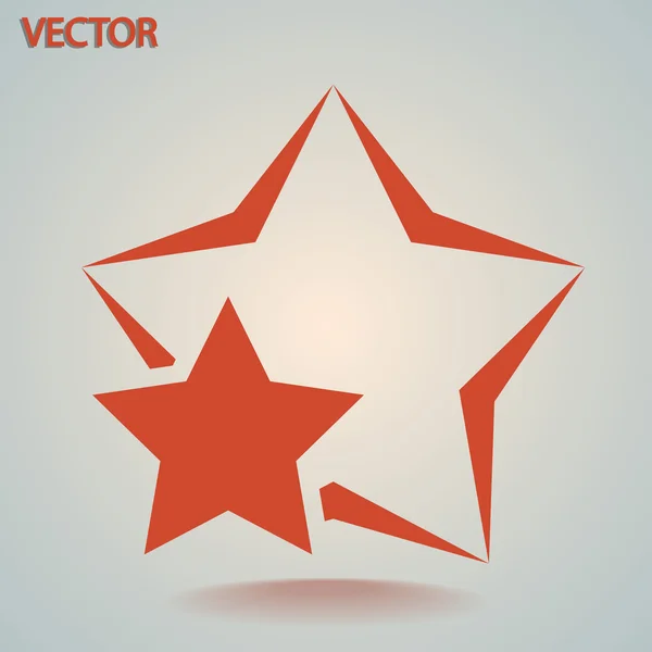 Ícone da estrela — Vetor de Stock