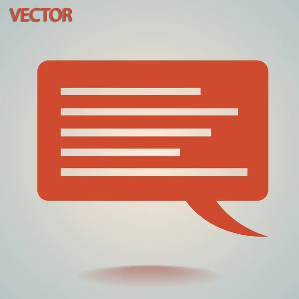 Pictogram voor dialog — Stockvector
