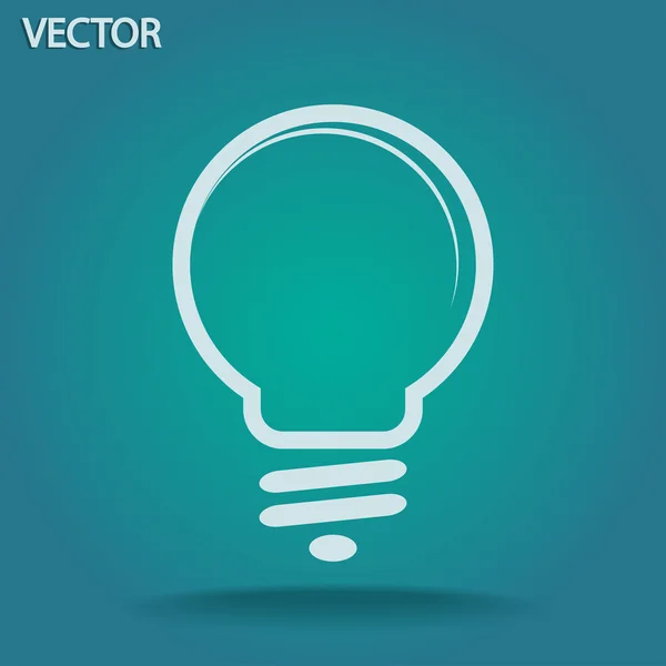Villanykörte ikon — Stock Vector