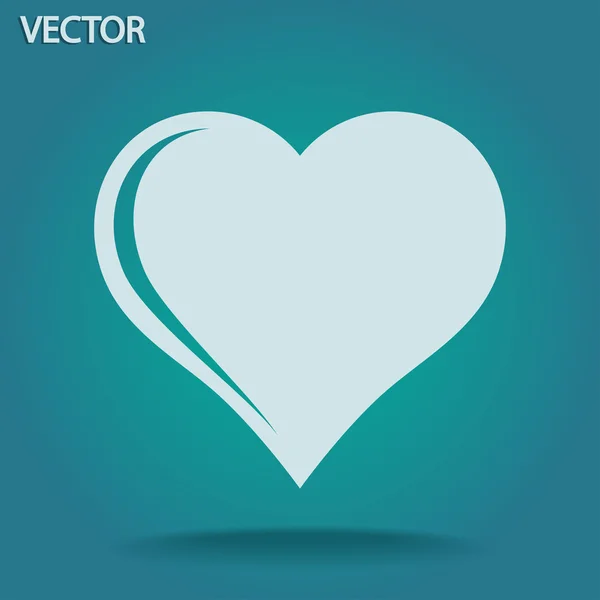 Hart pictogram — Stockvector