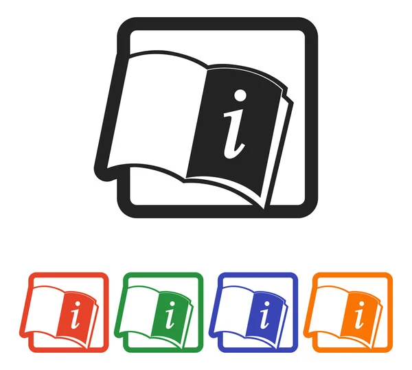 Opened book icon — Stock Vector